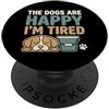 Kennel Tech Dog Daycare Worker Animal Sh Regalo tecnico per cani assistente per la cura degli animali PopSockets PopGrip Adesivo