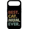Mum Life Fun Custodia per iPhone Air Vintage Colors Grunge Migliore Gatto Mamma Di Sempre