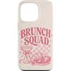 Brunch Squad - Minimalistic Brunching De Custodia per iPhone 13 Pro Brunch Squad Colazione Amanti Croissant Mimosa Rosa