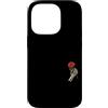 Skeleton Hand Holding Red Rose Flower Gr Custodia per iPhone 14 Pro Mano di scheletro teschio rosso rosa gotico romanticismo horror punk