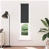 ROMHZKS - Tenda oscurante nera 50x210 cm Larghezza del tessuto 45,7 cm Protezione solare e per la privacy moderna per la casa