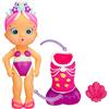 Bloopies Magic Tail Mermaid Millie, Giocattolo d'Acqua, Sirena con Coda scintillante con Glitter e la sua Mascotte Izzy, Spruzza Acqua e Fa Bolle, Giocattolo Regalo per Bambini dai 18 Mesi in su