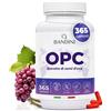 Does not apply ® Integratore OPC 365 Capsule Vegane, (95%) Estratto Semi D'Uva + Vitamina C, OP