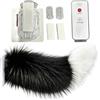 Generico Coda Elettrica Telecomandata Scodinzolante Ricaricabile Realistica Carina | Decorazione Auto in Peluche Interattiva | Accessorio Esterno Divertente per Camper Furgoni SUV Moto Casa Viaggi