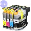 BROTHER COMPATIBILE BROTHER CARTUCCIA LC227XLBK+LC225XLCOL MULTIPACK COMPATIBILE (1bk+1c+1m+1y) - LC-227XLVAL