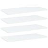 vidaXL Ripiani per Libreria 4pz Bianchi 60x30x1,5 cm Legno Multistrato