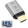 TNSLAND Adattatore da USB C a HDMI, 4K 60Hz, tipo C femmina a HDMI maschio, compatibile con MacBook, iPad Pro, Samsung Galaxy, Steam Deck, laptop, smartphone, monitor, TV, proiettore