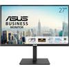 ASUS VA27ACFSN Monitor Docking da 27" pollici, QHD (2560 x 1440), IPS, Frameless, USB-C, RJ45, 100 Hz, Adaptative-Sync, Stereo, Filtro Luce Blu, Antisfarfallio, Design Ergonomico, Montabile, Nero