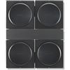 Flexson Dispositivo di montaggio a parete per 4 Sonos Amp - Nero