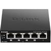 D-link dgs-1005p/e switch di rete non gestito gigabit ethernet (10/100/1000) supporto power over ethernet (poe) nero