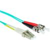 ACT 1,5 metri LSZH Cavo patch in fibra multimodale 50/125 OM3 duplex con connettori LC e ST