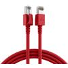 efbe Schott EFB-Elektronik Cavo patch RJ45 Cat.6A S/FTP FRNC VC LED rosso 3m Produttore: EFB Elektronik (DCK1001RT.3)