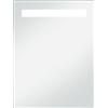 vidaXL Specchio da parete per bagno con LED 60x80 cm