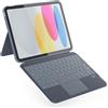 Epico Tastiera retroilluminata Epico con custodia per iPad Pro 11" (M4) - QWERTY/grigio