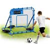 VEVOR Rimbalzatore da calcio VEVOR 108 x 109 cm, rete di rimbalzo con angolazione regolabile e robusto telaio in ferro, rete da allenamento in PE per il controllo di palla e l'allenamento dei passaggi, attrezzo per l'allenamento con la palla per ragazzi …