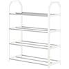 Generico Rack di stoccaggio organizzatore di scarpe - scaffale verticale a 4 strati, supporto compatto | Organizzatore per la casa pesante, archiviazione 'armadio, rastrelliere, display di calzature multiu
