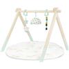 B. toys - Cielo Stellato - Palestra per Bambini in Legno - Palestra di attività per Neonati, Bambini, 0 Mesi +, lattanti - 3 Giocattolo sensoriale Appeso - Legno Naturale
