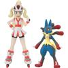 BANDAI Pokemon Scale World Regione Kalos Figura Korrina E MEGA LUCARIO GIAPPONE