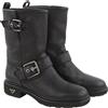 Emporio Armani X3N144 Stivali Donna EU37 Nero Pelle Fibbia Caviglia RRP359