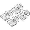 Lampa Nordrive N21060 60 Attacchi Kit su Misura per Toyota Yaris 5P 01/06>01/09/Toyota Yaris 5P 02/09>09/11, Confezioni da 4