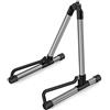Donner Supporto per chitarra, Supporto regolabile pieghevole per chitarre acustiche, elettriche, Porta Chitarra da terra per basso, mandolino, banjo, ukulele (grigio) - DS-1