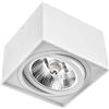M2 OUTLET Faretto LED da soffitto - AR111 230 V - bianco opaco quadrato - escluso faretto LED