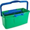 Unger Secchio da 12 litri (secchio per lavavetri fino a 35 cm, con scala litro, colore verde) GTB12