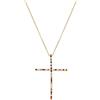 LUXENTER Collana Irend finitura oro giallo 18k, Grande, Metallo, Zirconia cubica