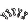 Mikinona 5 Pezzi Cavo USB di Ricarica Rapida per Idropulsore Portatile Wpec Wpec Cavo di Alimentazione Compatibile per Irrigatore Orale Resistente e Plug And Play per Cura Elettrica