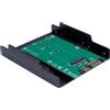 INTERTECH Inter-Tech 88885370 AC Adapter KT001B, SATA zu M.2 SATA, 3,5" Tray