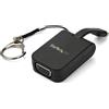 StarTech.com Adattatore portatile USB-C a VGA con portachiavi ad attacco rapido
