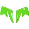 Ufo Copertura radiatore UFO PLAST in 2 pezzi per Kawasaki KX F 250 cc, anni di produzione 2004-2005, colore: verde OEM