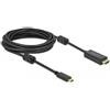 DELOCK Cavo USB Type-C > HDMI (modalità DP Alt) 4K 60Hz 5m attivo