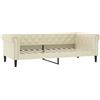 vidaXL Divano letto crema 100x200 cm in ecopelle