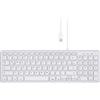 Perixx PERIBOARD-213 DE W USB Keyboard German, QWERTZ White
