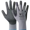 So.Di.Fer. Neri Guanti Da Lavoro Nitran Plus Nylon/Nitrile Puntinati Taglia 8 - Confezione 12 Pezzi