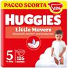 Huggies Pannolini Little Movers, Taglia 4 (7-18 Kg), Confezione da 150 pannolini, Formato Gigapack