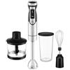 Ufesa Jupiter Max Frullatore a mano 1500 W, controllo della velocità variabile, display LCD, funzione turbo, 4 lame ad alta efficienza, tritatutto 500 ml, frullatore emulsionatore e bicchiere