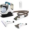 Di4 Aspiroclean 600W Aspirapolvere per Tappezzeria, Liquidi e Solidi, Spazzola Multifunzione, Accessorio Lavavetri, Adatto per Sporco di Animali Domestici, Tappeti, Divani, Auto e Vetri, Include Deter