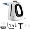 Di4 Vaporix Pulitore a Vapore Manuale 1350W, Vapore Continuo 32 g/min, Riscaldamento 30s, 16 min di Vapore, Serbatoio 550 ml, Pulitore a Vapore Multifunzione 9 Accessori, Tubo 3 m