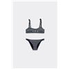 Calzedonia Costume Due Pezzi Bambina Green Vichy Blu