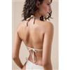Calzedonia Triangolo Costume Silky Twist Bianco