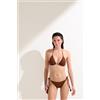 Calzedonia Triangolo Costume Floral Crochet Marrone