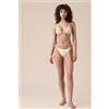 Calzedonia Brasiliana Costume Floral Crochet Bianco