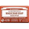 Dr. Bronner's Saponette Bio in Puro Sapone di Castiglia, Eucalipto - 140 gr, Realizzato con Oli Biologici, per Viso, Mani, Corpo e Capelli, Delicato e Idratante, Biodegradabile, Vegano, Cruelty-Free