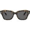 Ray-Ban Occhiali da Sole RB2186 1292B1 State Street Marrone/Grigio Scuro Unisex 49/20/145