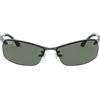 Ray-Ban Occhiali da Sole RB3183 004/71 Canna Di Fucile/Verde Unisex 63/15/125