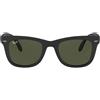 Ray-Ban Occhiali da Sole RB4105 601S Wayfarer Folding Nero Opaco/Verde G-15 Unisex 50/22/140