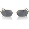 Ray-Ban Occhiali da Sole RB3728 92136V Yevi Colore Oro/Grigio Scuro Unisex 55/18/145