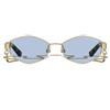 Marc Jacobs Occhiali da Sole MARC 496/S 013/KU Oro/Azzurro Donna 55/17/140